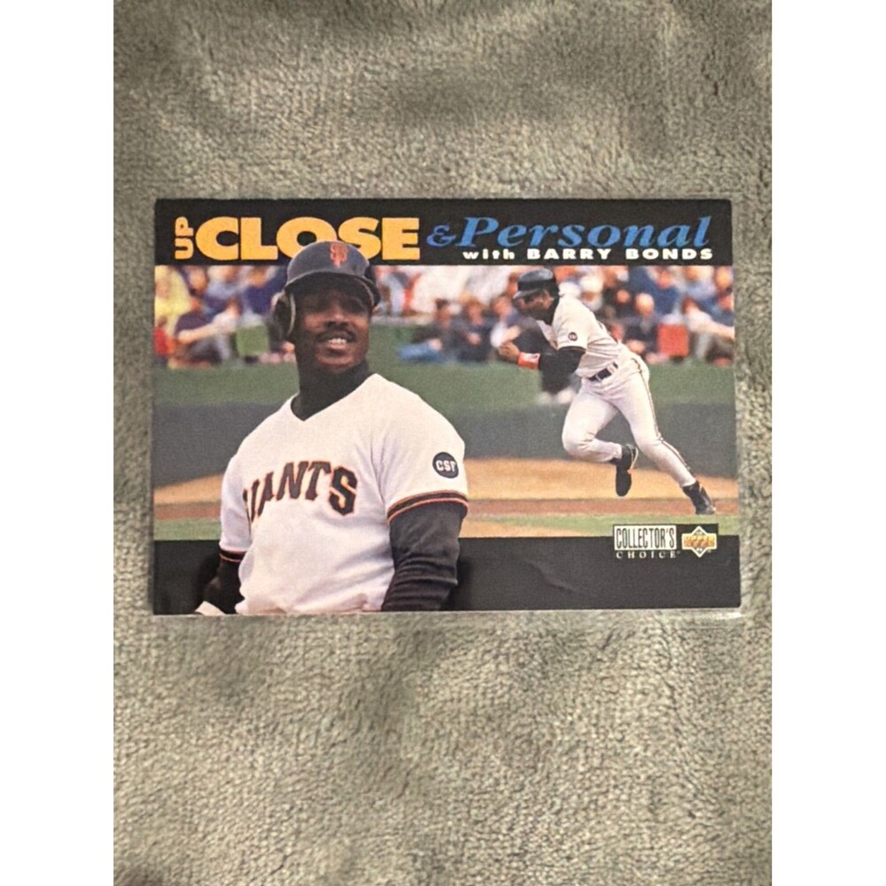 1994 Upper Deck Collector's Choice - Up Close & Personal Barry Bonds #632 Tan...